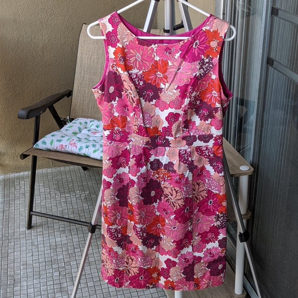 Pink floral Liberty of London for Target dress 10